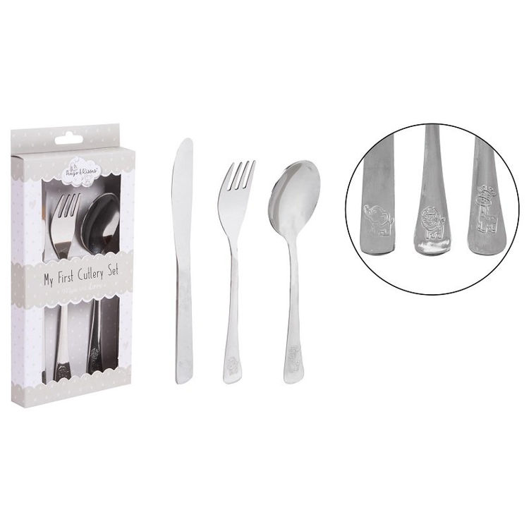 Picture of FS836: – 8366- KIDS- 3 PIECE STAINLESS STEEL CUTLERY SET